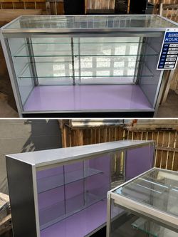 Glass display cases