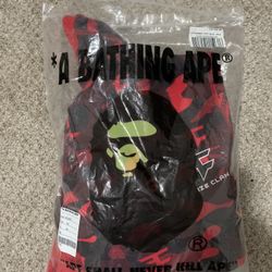 BAPE x FAZE CLAN COLLAB authentic Size XL Color Red 