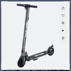 GOTRAX G2Plus Foldable Electric Scooter for Adult Teens Age of 8+ with 6" Tires, 200W 12mph, Gray