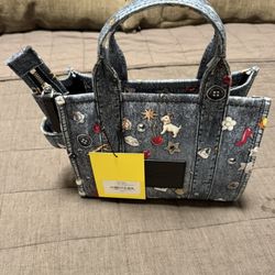 Marc Jacobs The Trompe L’oiel Trinket Canvas Small Tote Bag