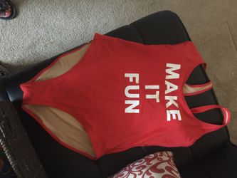 New with tags “Make it Fun” one piece bathing suit.