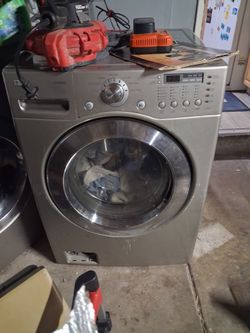 Washer and dryer front loader