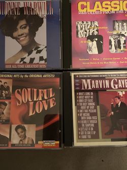 4 CD’s - Marvin Gaye, Dionne Warwick, Soulful Love, R&B Oldies