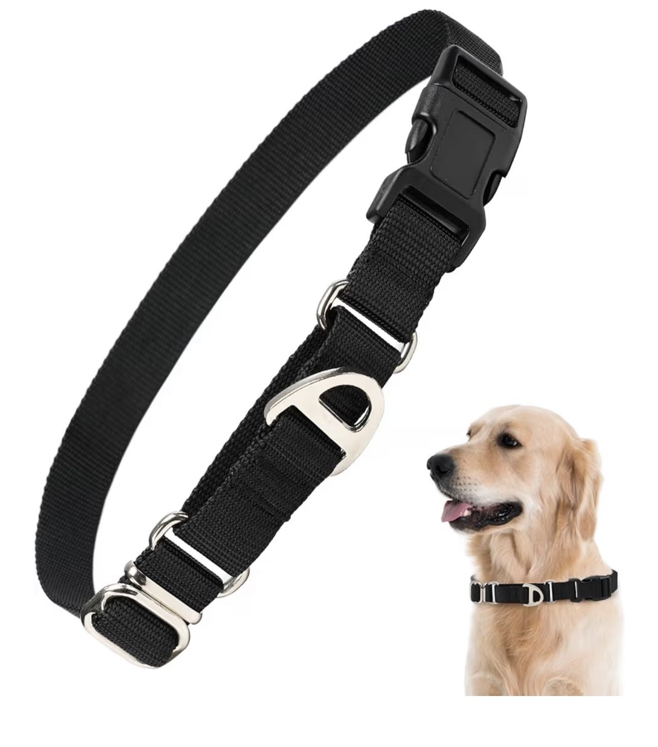 Brand New Martingale Dog Collars, Adjustable Nylon Dog Collar with Quick Release Buckle, No Choke Training Collar