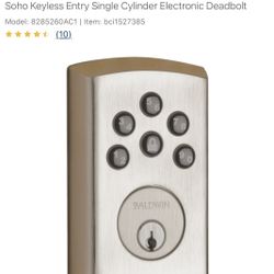 SoHo Keyless Entry Electronic Deadbolt 