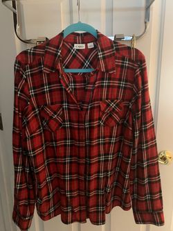 Cato flannel long sleeve shirt