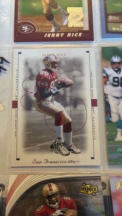 1999 authentic Jerry Rice #76