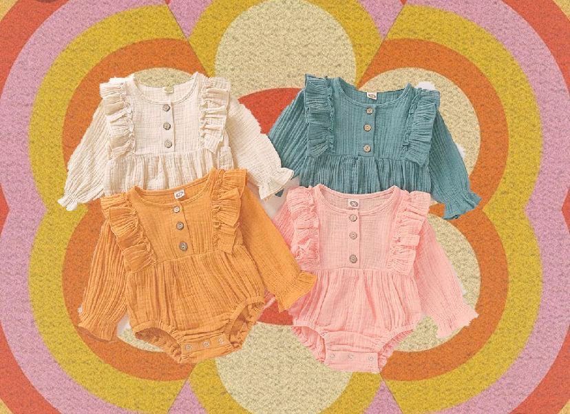 Ruffle onesie
