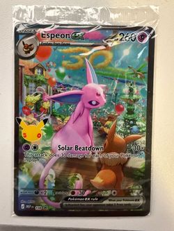 Espeon ex UPC promo Pokémon Card MEP 108 Sealed