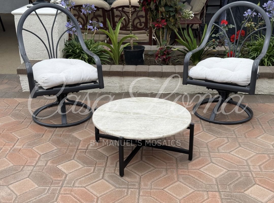 Taj Mahal Quartzite 30” Coffee Table