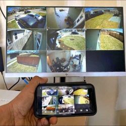 8 CAMARAS D SEGURIDAD-SURVEILLANCE SYSTEMS ‼️LIMITED DEAL‼️