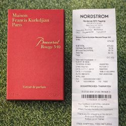 Baccarat Rogue 540 Extrait De Perfume 