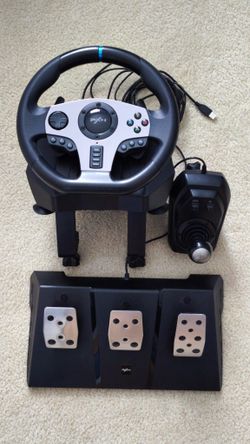 PXN V9 Steering Wheel – 270°/900° – PC / PS4 / Xbox One / Xbox Series X/S / Nintendo Switch