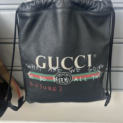 Gucci X COCO Captain Drawstring Backpack