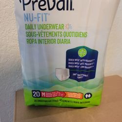 Pañales Para Adulto Prevail NU-FIT TALLA -  M