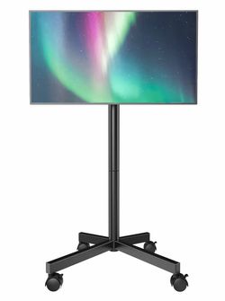 Mobile TV Stand with Wheels bought 2 months ago-moving sale
