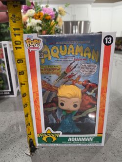 Funko Pop! Comic Cover - DC Aquaman #13 Vinyl Figure with protective case and plastic wrap. Brand New, Never Opened.