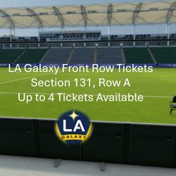 1-4 Front Row Midfield LA Galaxy Tickets Available 