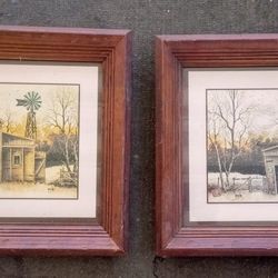 Vintage Rustic Barn Scenes