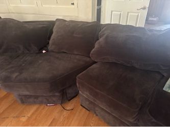 Microfiber matching four part sectional