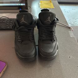 All Black Jordan’s Size 5.5 