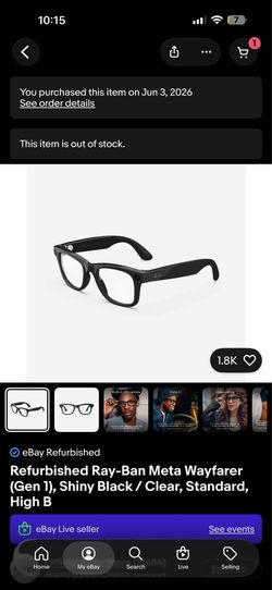 Meta glasses for sale gen 1