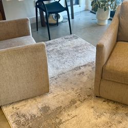 Two Modern Swivel Chairs only $100 each