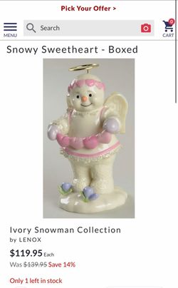 Lenox Snowy Sweetheart Exclusive Edition Collectible Figurine