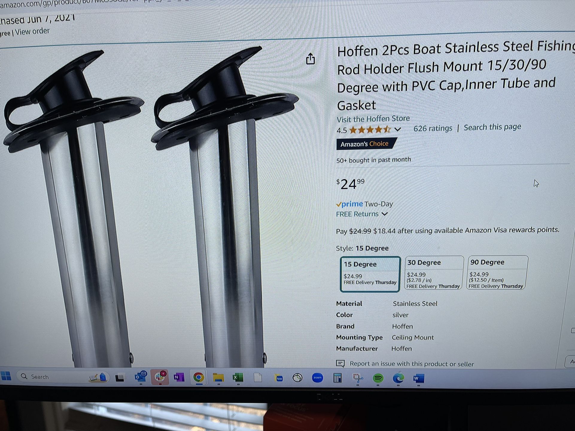 Fishing Rod Holders New In Box
