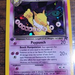 Dark Hypno 1st Edition Pokemon Cards