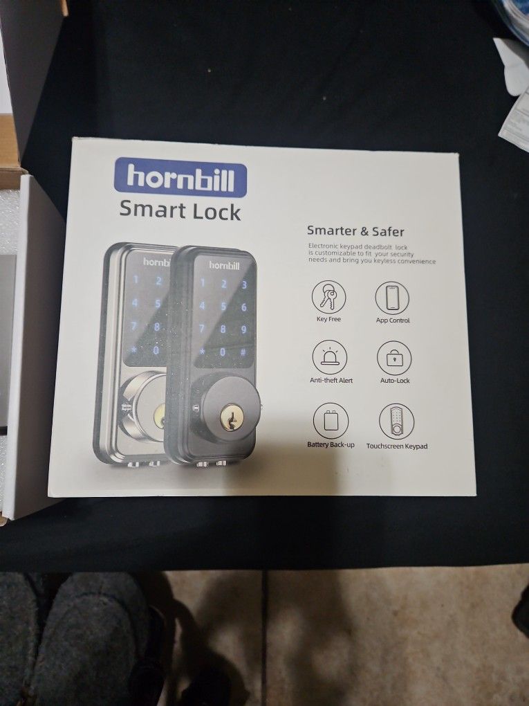 Hornbill smart lock Touchscreen Keyless Multifunction Lock Door Lock