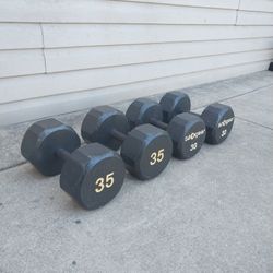Hex Dumbbells Set ,35lbs ,30lbs 