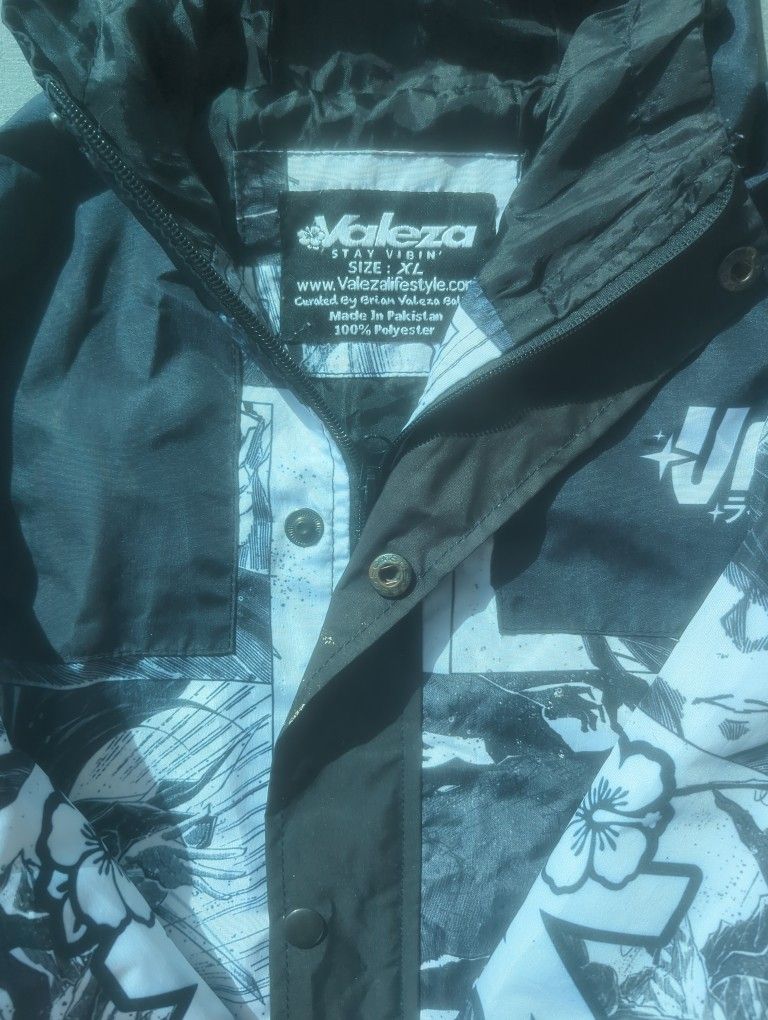 Men's Anime Rain Jacket