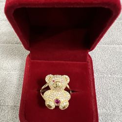 Teddy Bear 🧸 Ring 💍 14K Gold 