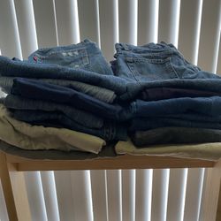 15 Pairs Boys jeans/pants (sizes 8-10)