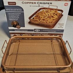 Copper Crisper tray and basket