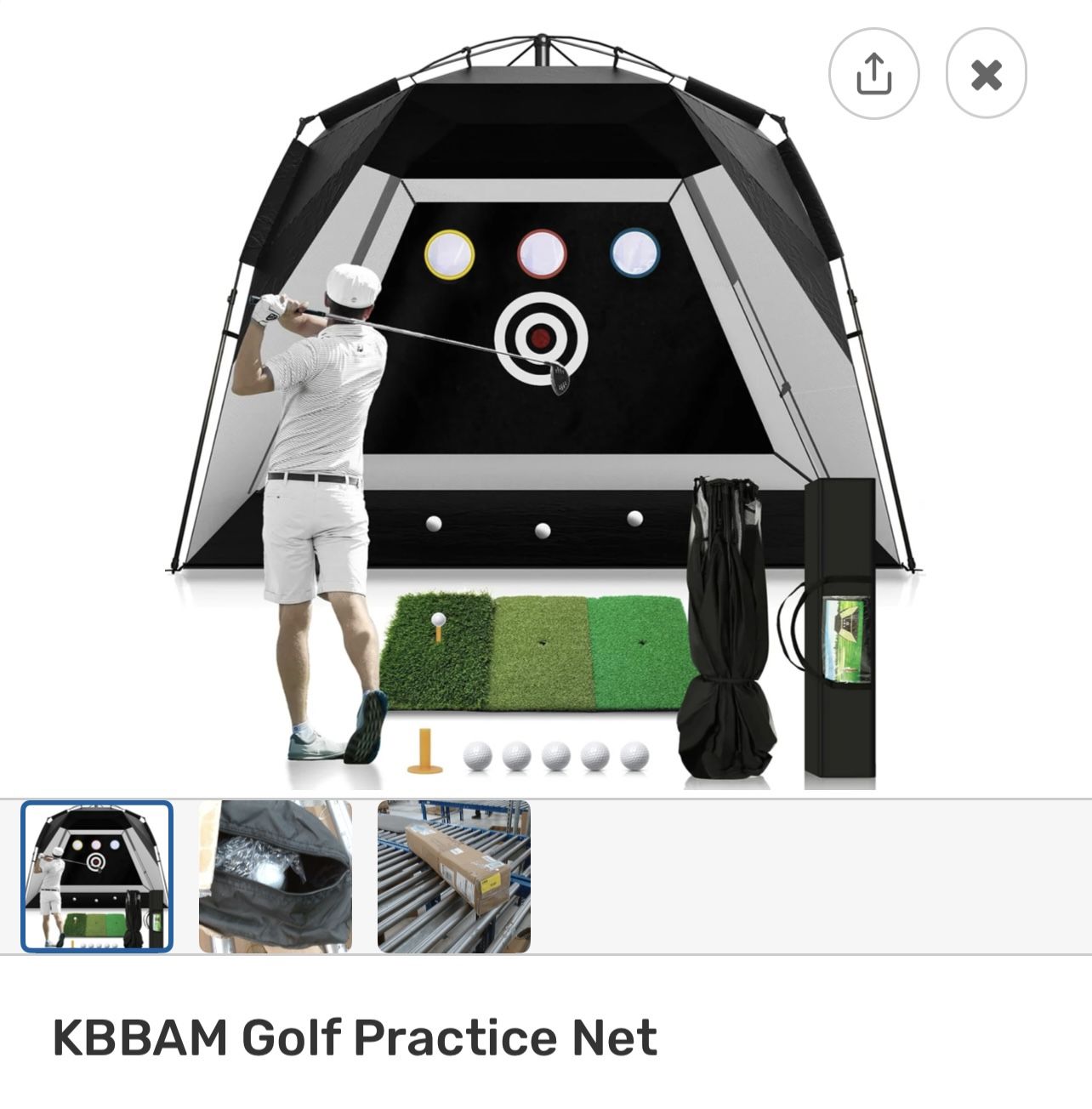 New Golf Practice Net