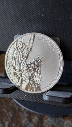 2023 - SAURON SILVER .999 1oz Niue Reverse Proof Premium Coin! Rare Collectible!