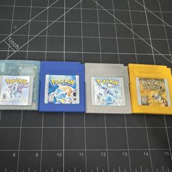 Authentic Pokémon Games For Nintendo Gameboy And Gameboy Color 