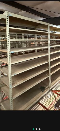Adjustable heavy duty shelving racks