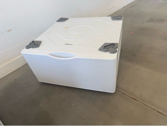 2 Samsung Universal Laundry Pedestals with Storage Drawer (White)