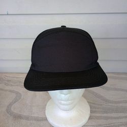 Black custom hat with light display