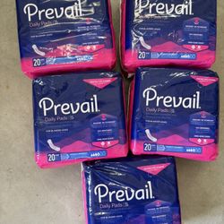 Womens Daily Pads 5packs For 20$