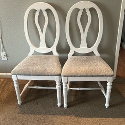 2 Wooden Chairs 