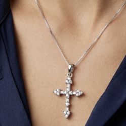 Cross pendant Gold Diamond