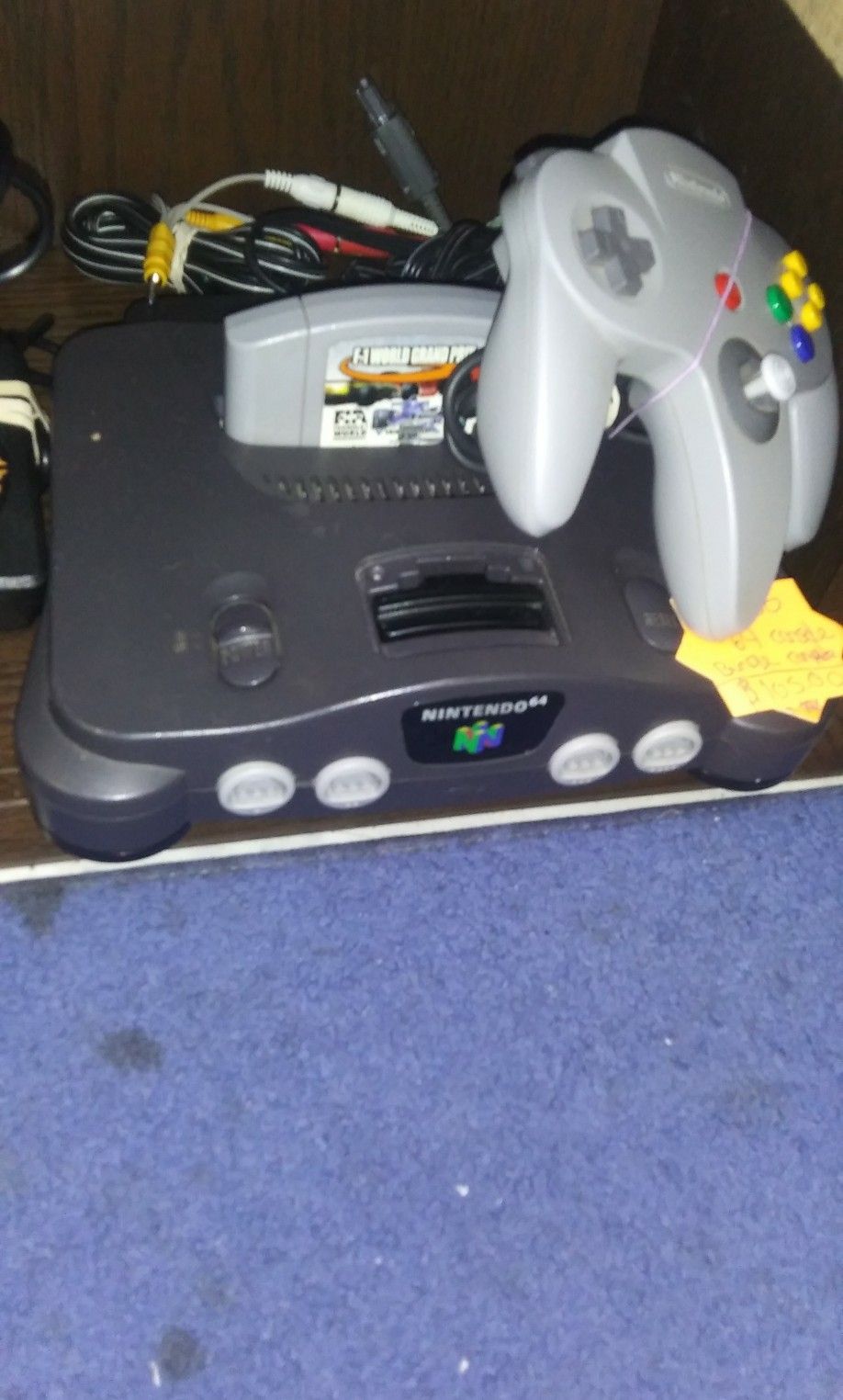 NINTENDO 64 VIDEO GAME BUNDLE! GREAT COND.!