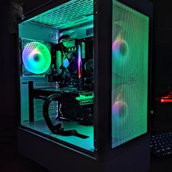 White Gaming PC i5 9400 16Gb