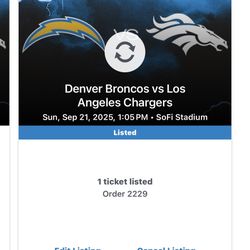 Chargers Vs Broncos 