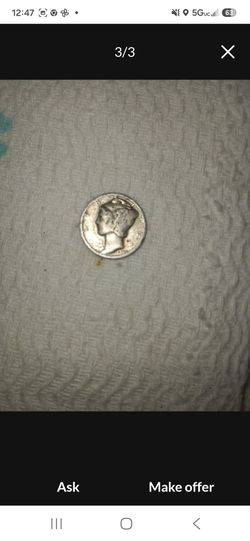 Dime coin 1945 USA