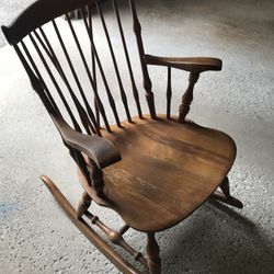 Beautiful Solid Maple Rocking Chair